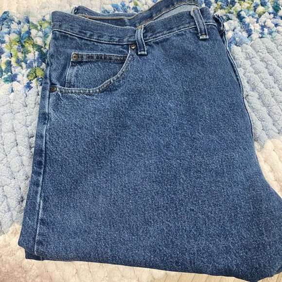Wrangler Blue Relaxed Fit Jeans Classic Denim- Size men’s 44x30 (NWT) - Picture 8 of 10